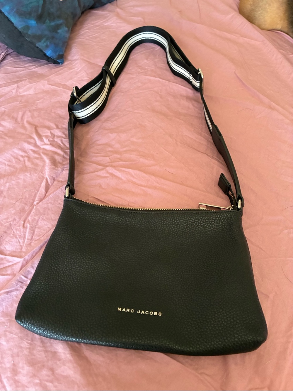 Marc Jacobs Black Pebbled Leather - Picture 4 of 5